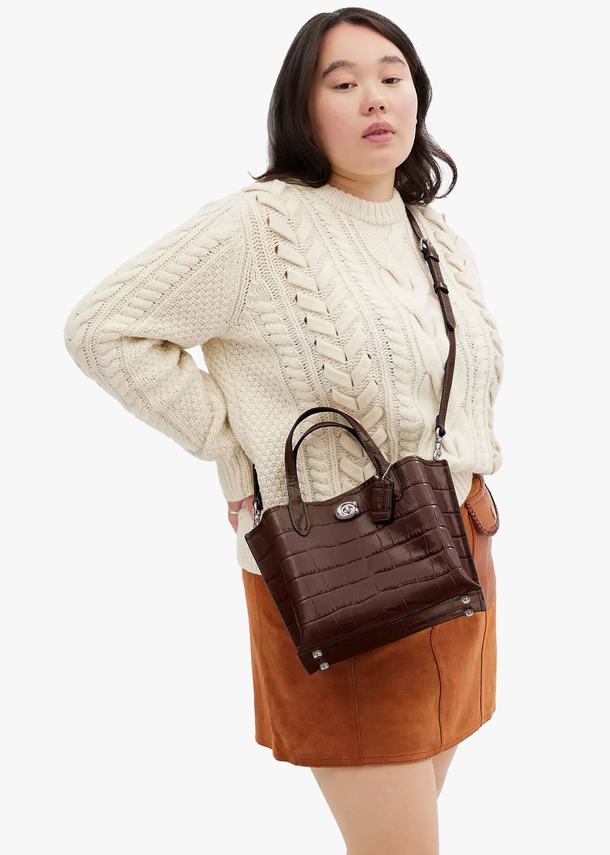 Willow 24 Maple Leather Tote Bag