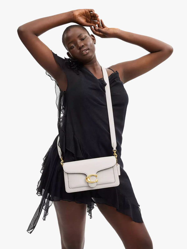 Tabby 26 Chalk Leather Shoulder Bag