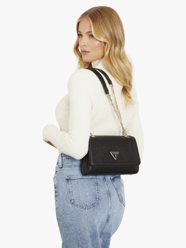 Cresidia Black Cross-Body Bag