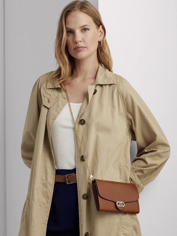Medium Adair 20 Lauren Tan Leather Cross-Body Bag