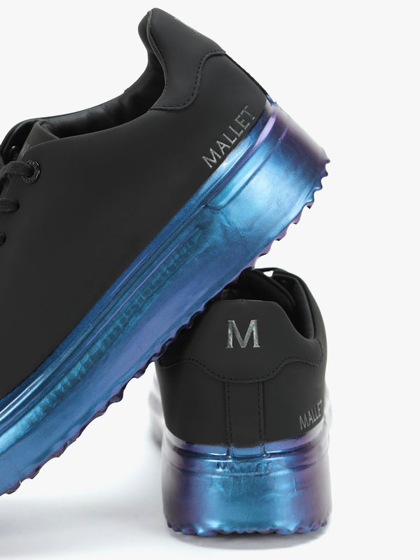 Men’s GRFTR Lite Black Iridescent Dip Trainers