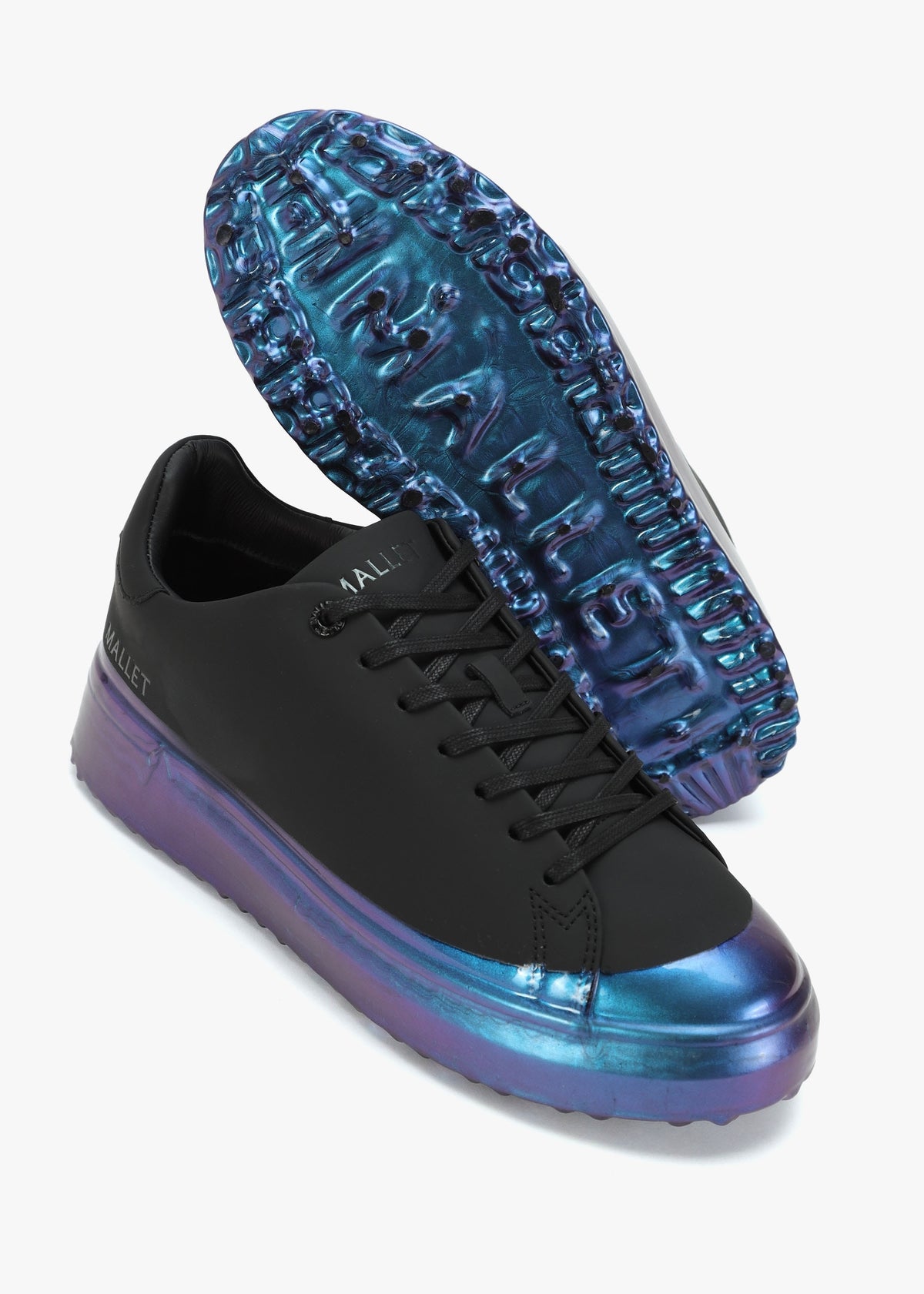 Men’s GRFTR Lite Black Iridescent Dip Trainers