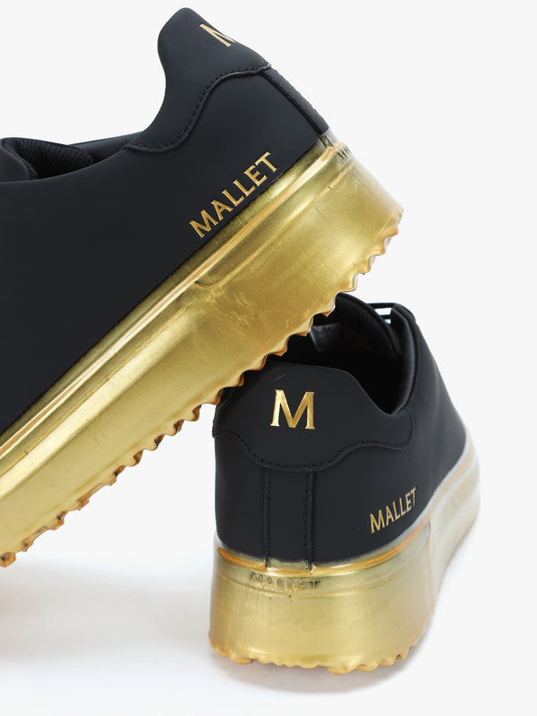 Men’s GRFTR Lite Dip Black & Gold Trainers