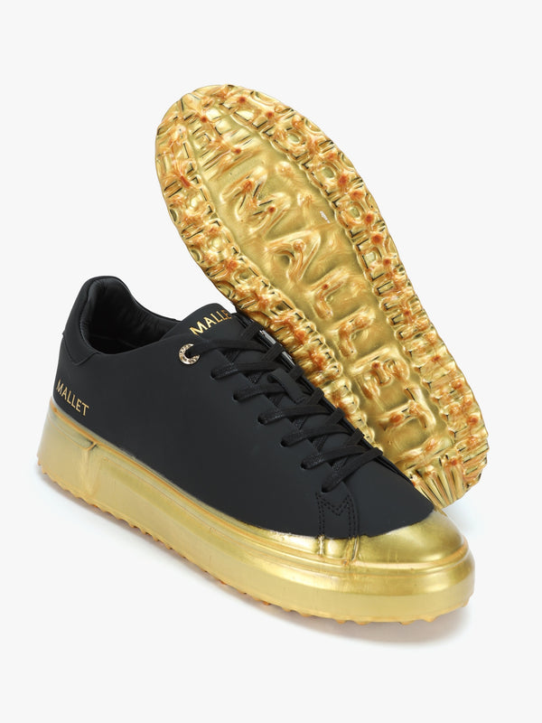 Men’s GRFTR Lite Dip Black & Gold Trainers