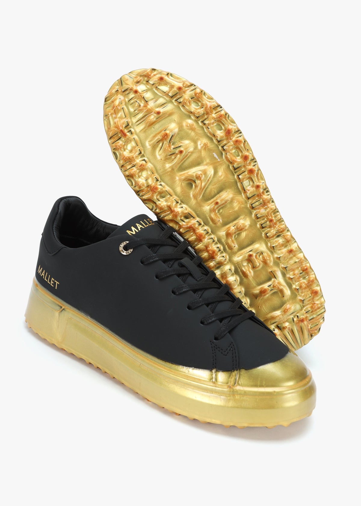 Men’s GRFTR Lite Dip Black & Gold Trainers