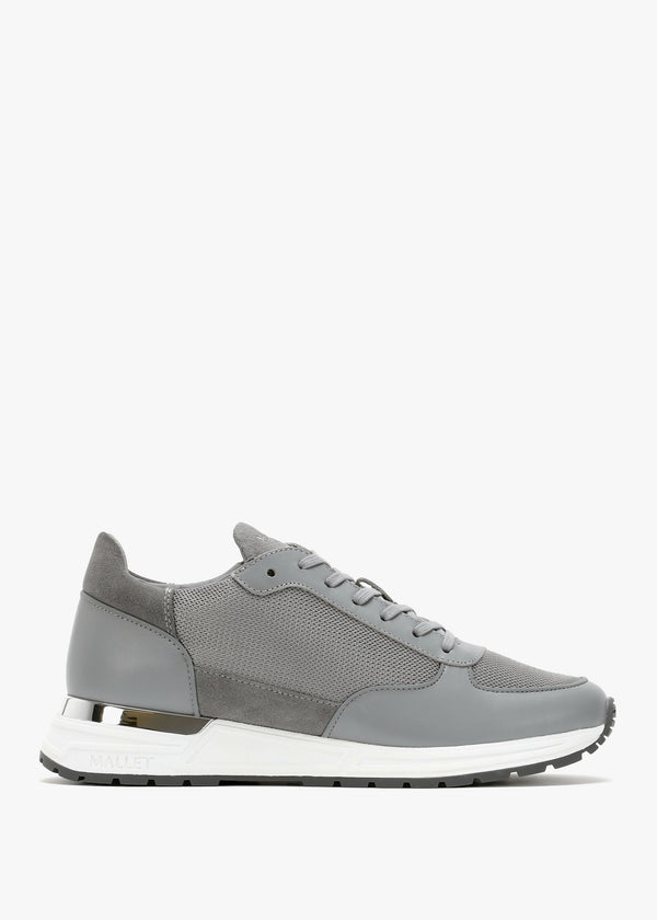 Men’s Popham Lite Grey Silver Trainers