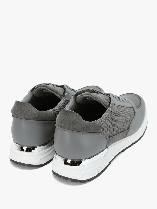 Men’s Popham Lite Grey Silver Trainers