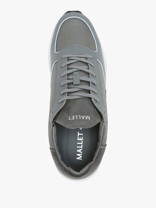 Men’s Popham Lite Grey Silver Trainers