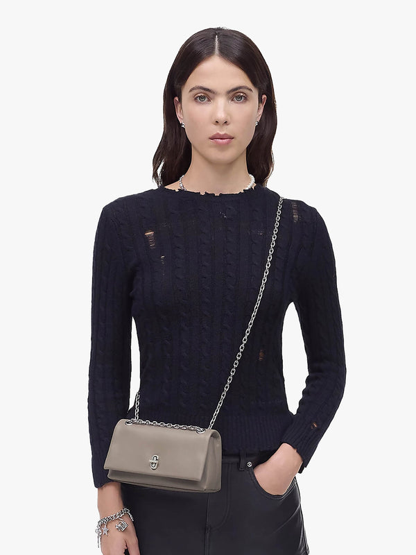 The Dual Chain Cement Leather Wallet