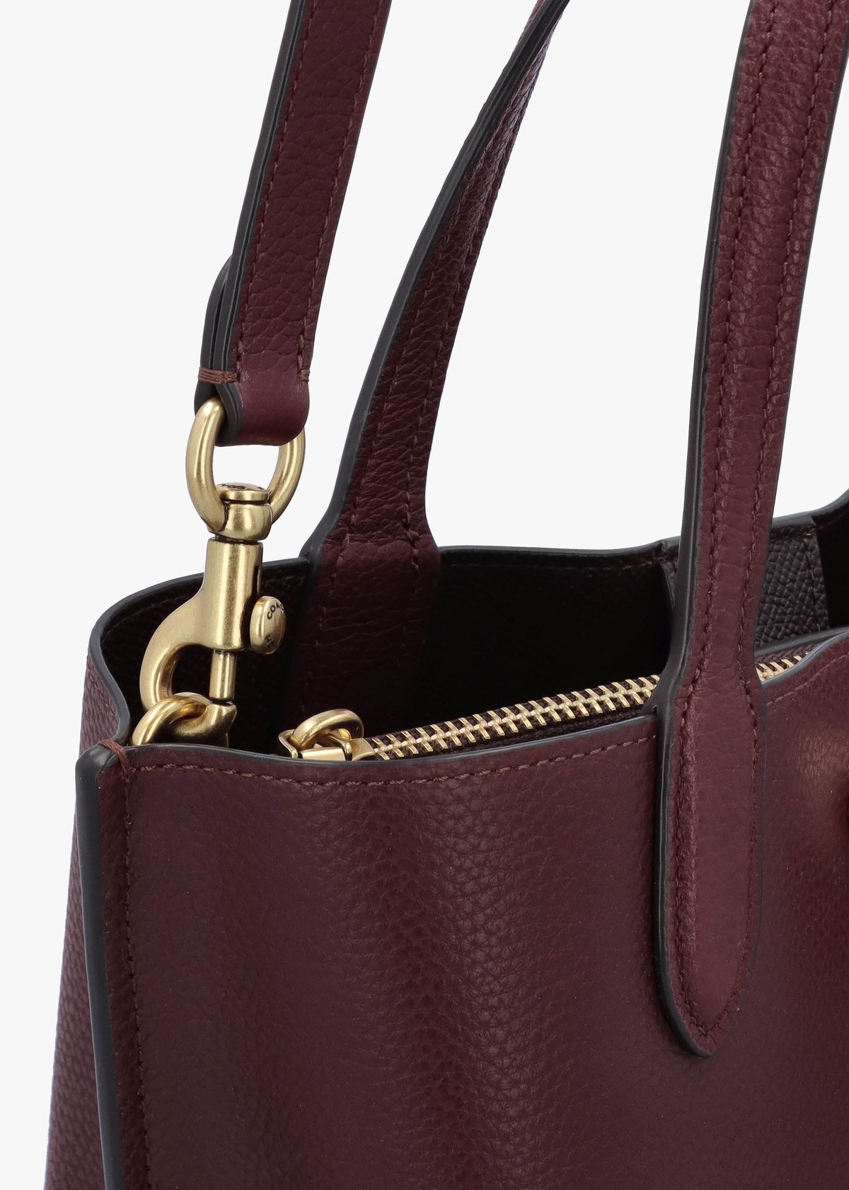 Willow 24 Burgundy Leather Tote Bag
