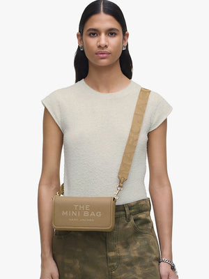 The Leather Mini Camel Cross-Body Bag
