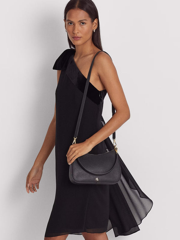 Danni 26 Black Leather Shoulder Bag