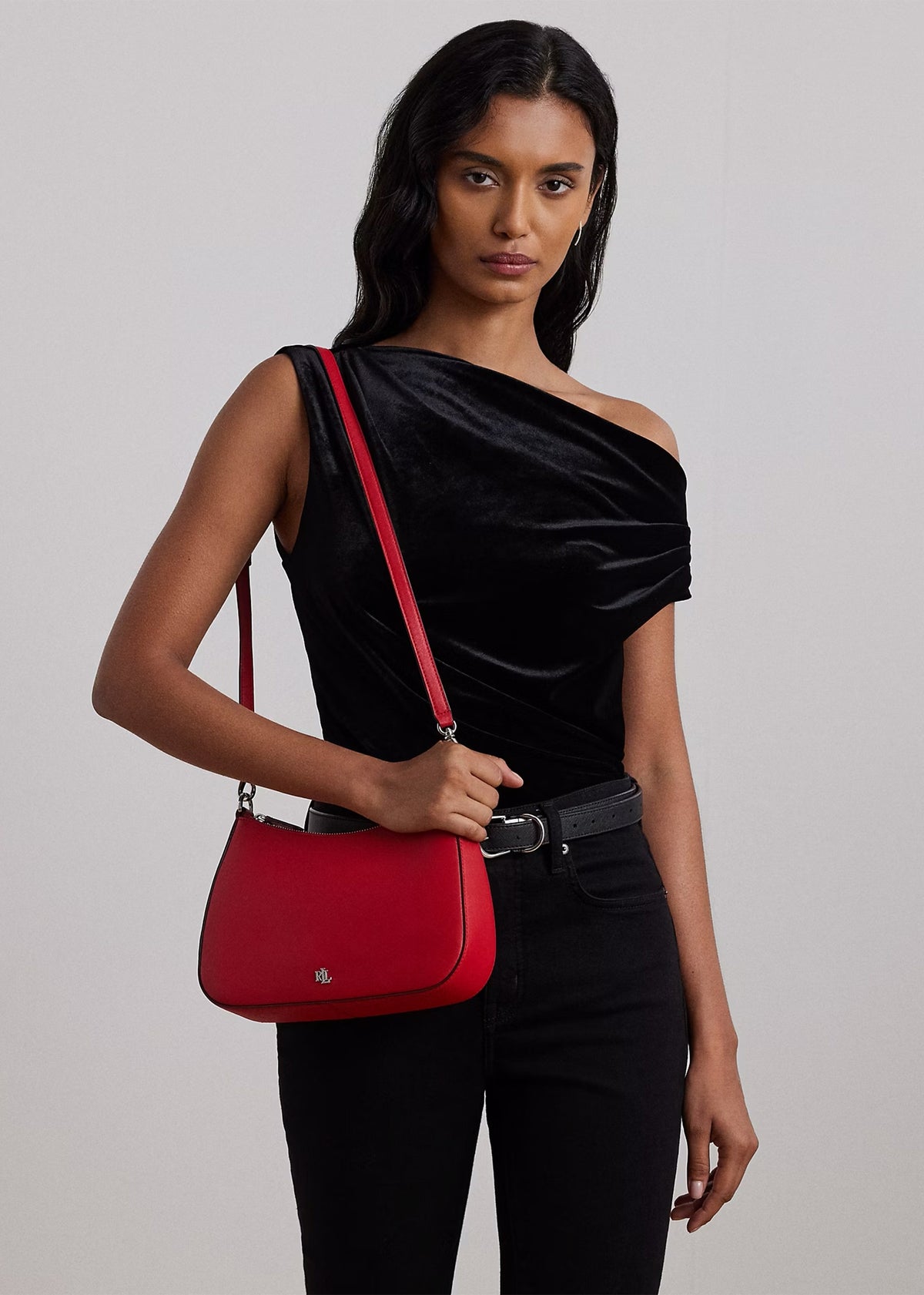 Danni 26 Gifting Red Leather Shoulder Bag