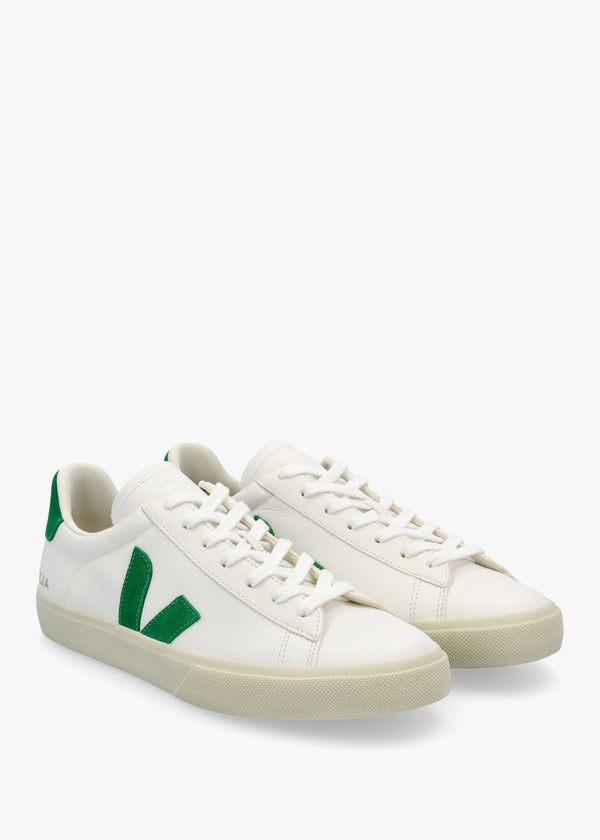 Men's Campo Chromefree Leather Extra White Emeraude Trainers
