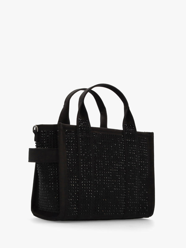 The Crystal Canvas Small Black Tote Bag