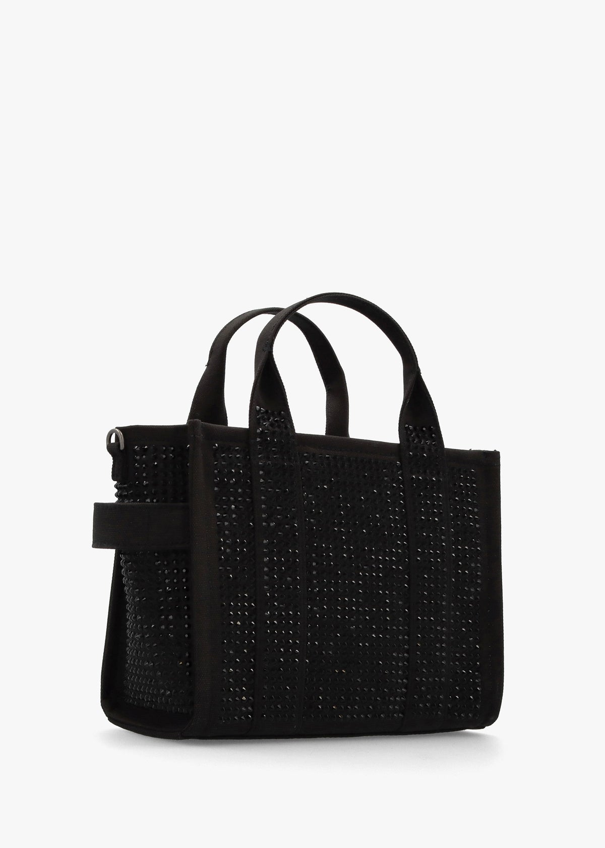 The Crystal Canvas Small Black Tote Bag