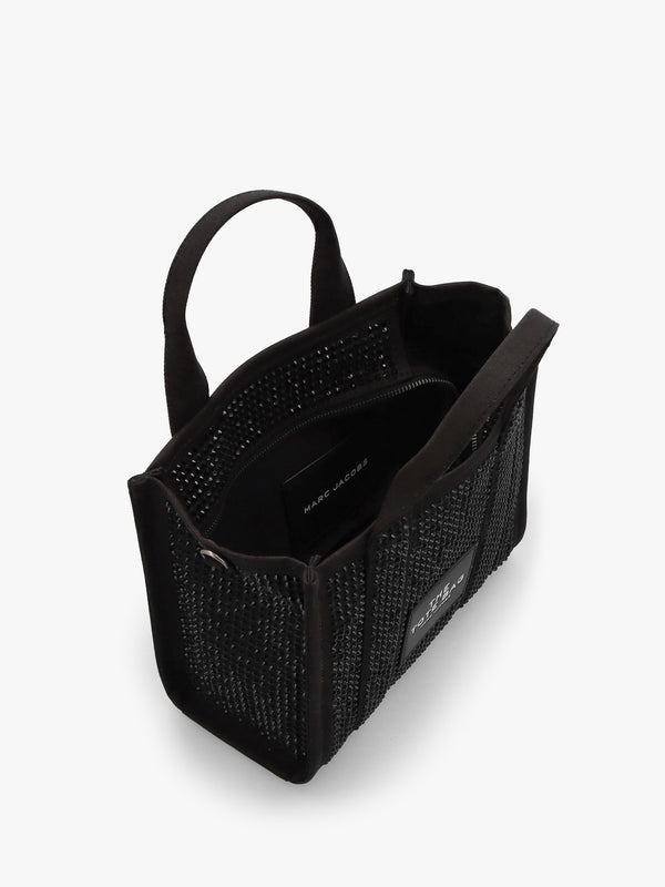 The Crystal Canvas Small Black Tote Bag