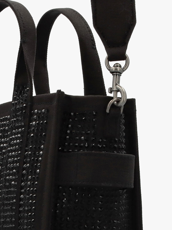 The Crystal Canvas Small Black Tote Bag