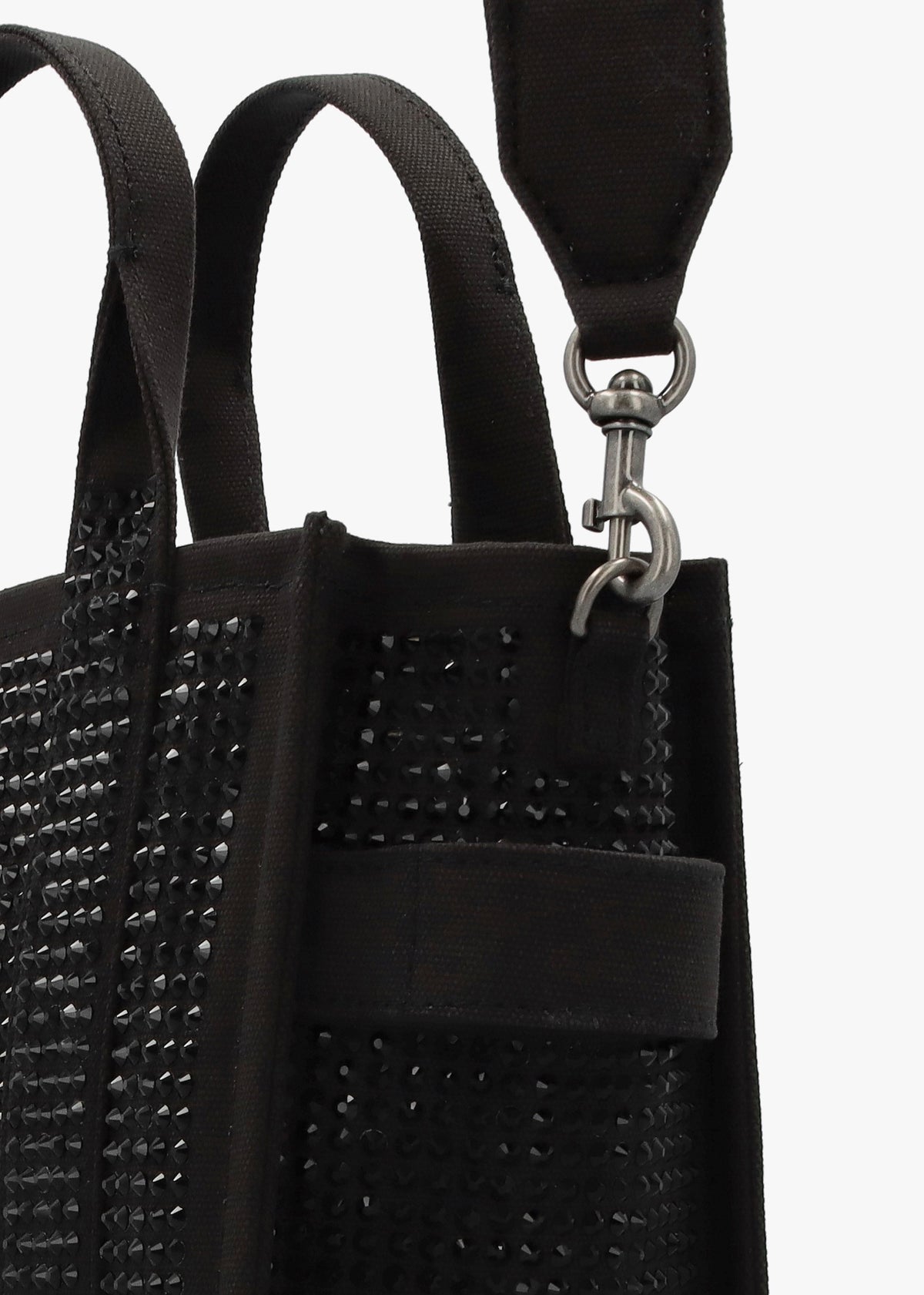 The Crystal Canvas Small Black Tote Bag
