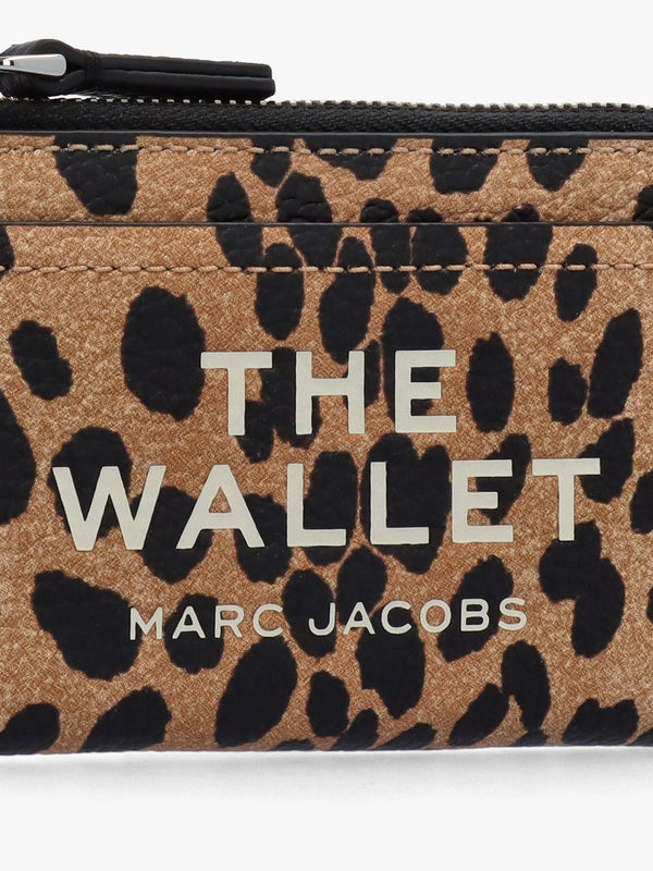 The Cheetah Top Zip Black Multi Leather Wallet