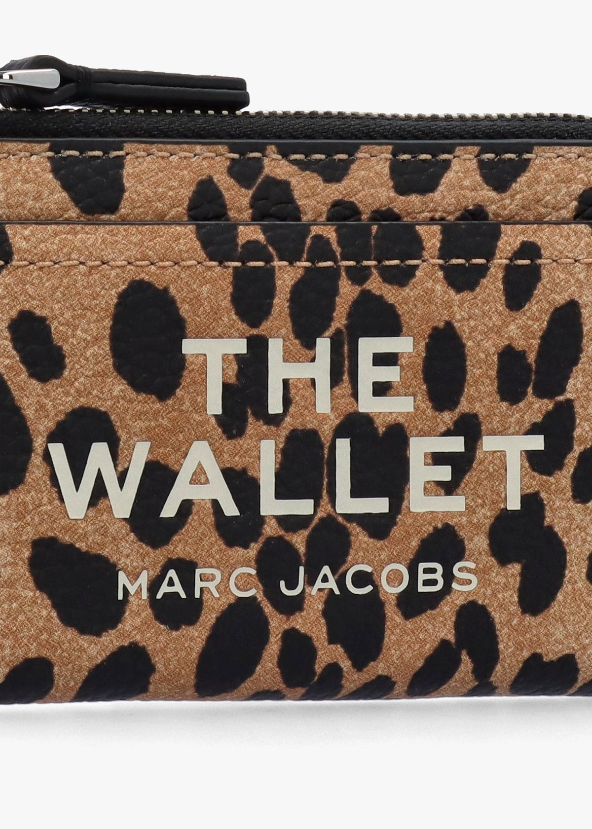 The Cheetah Top Zip Black Multi Leather Wallet