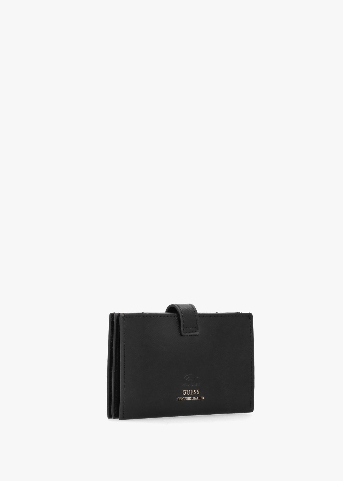 G Logo Black Leather Card Case