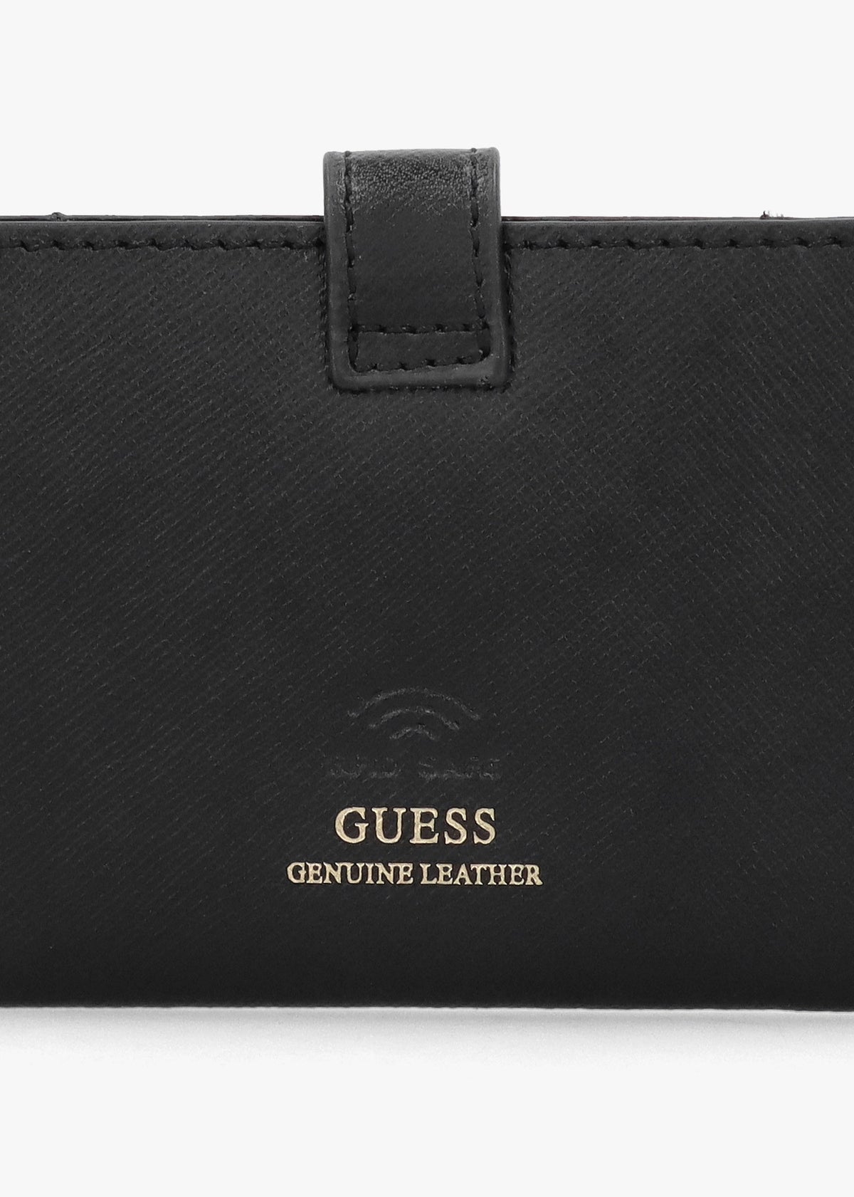 G Logo Black Leather Card Case