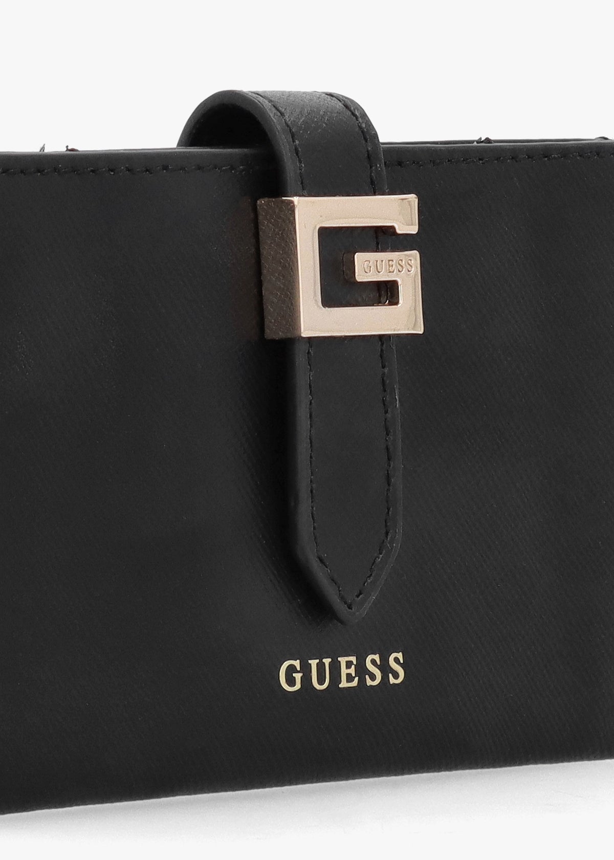 G Logo Black Leather Card Case