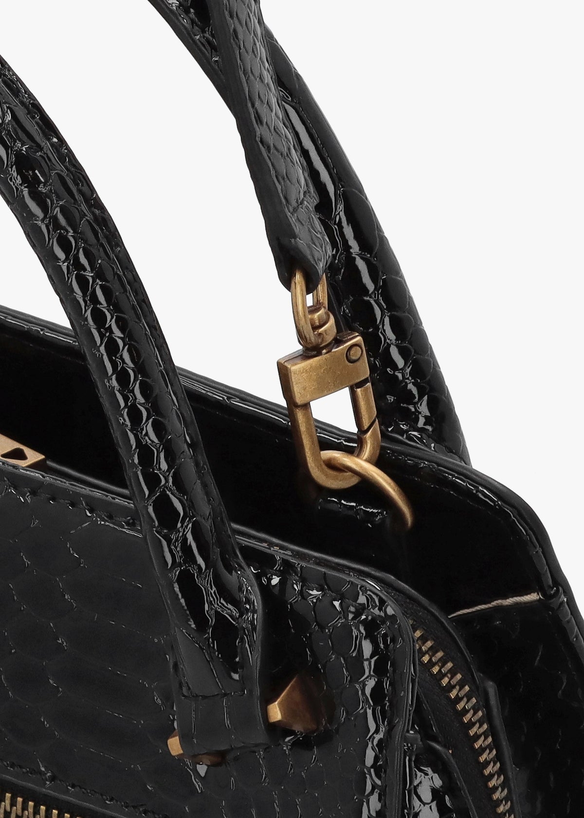 Annita Black Girlfriend Satchel Bag