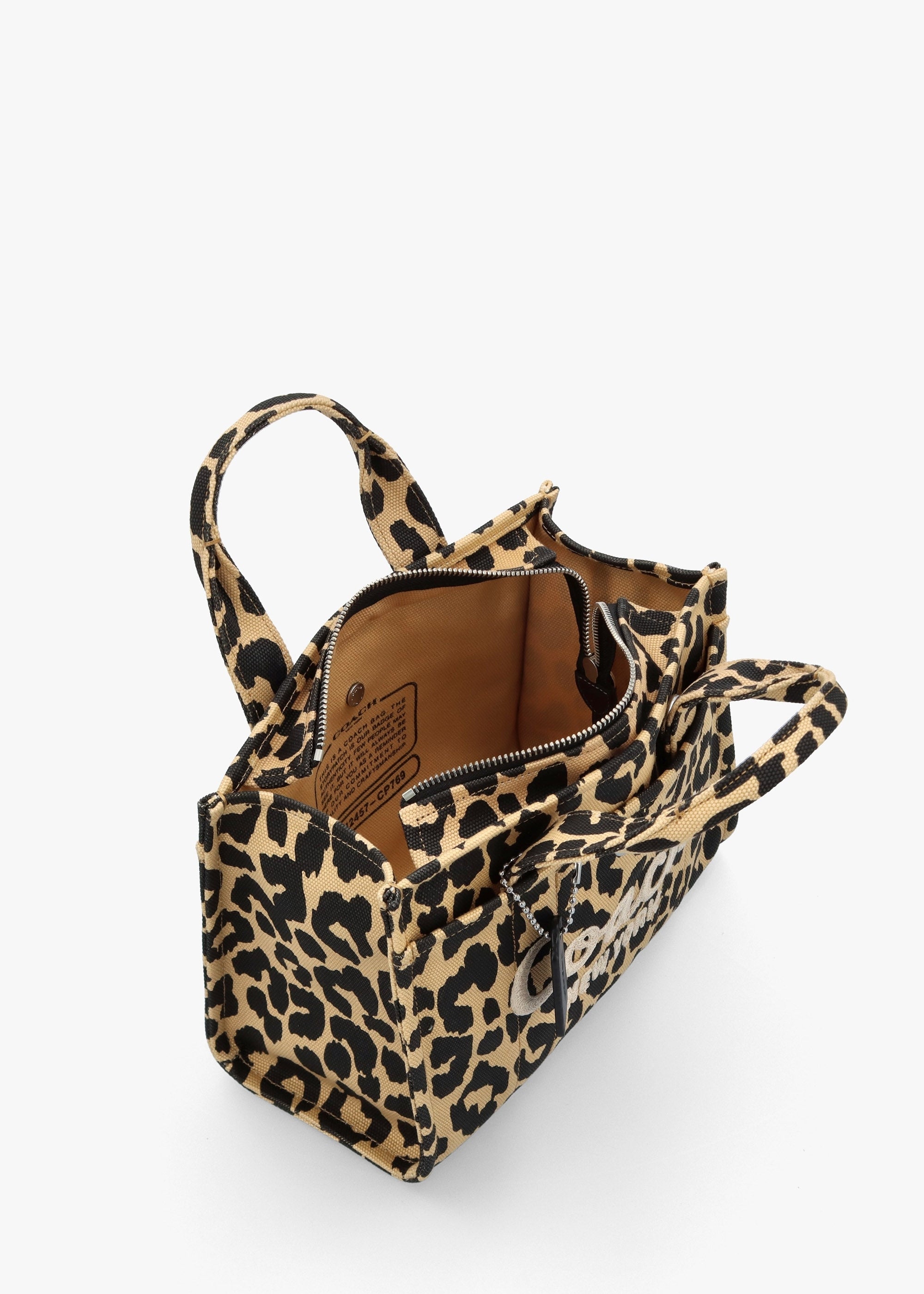 COACH Cargo 26 Leopard Canvas Tote Bag – Daniel Footwear