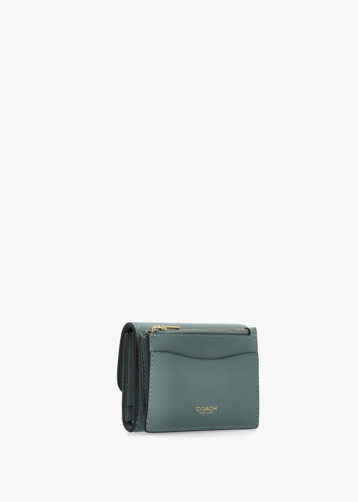 Essential Sage Leather Card Holder Wallet