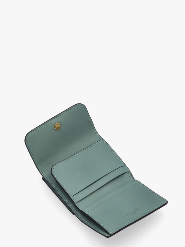 Essential Sage Leather Card Holder Wallet