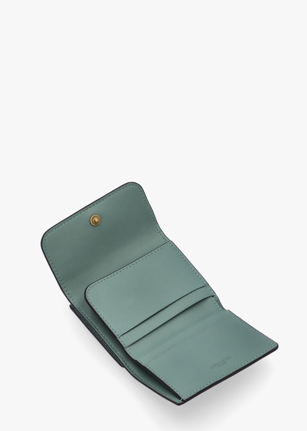 Essential Sage Leather Card Holder Wallet