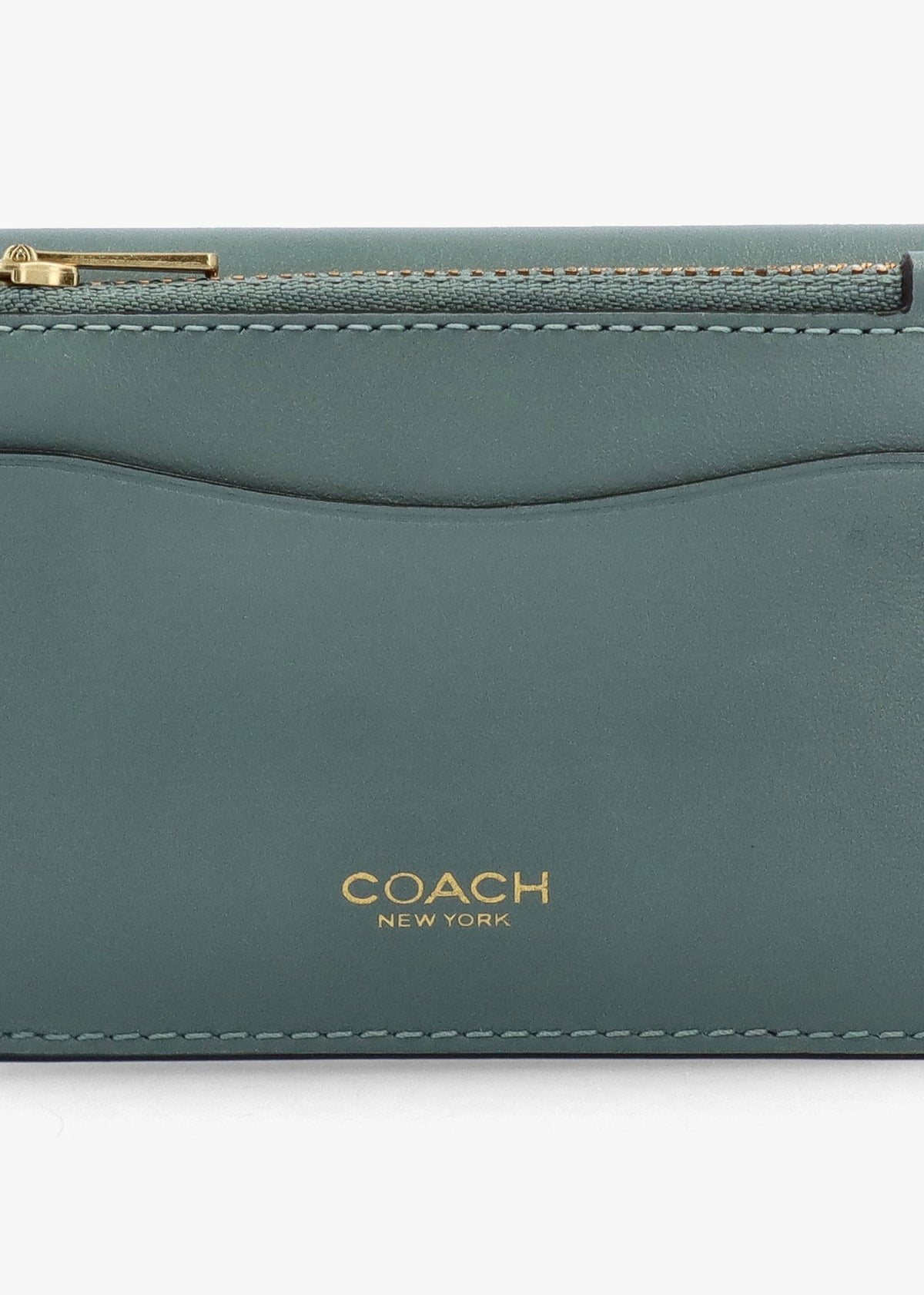 Essential Sage Leather Card Holder Wallet