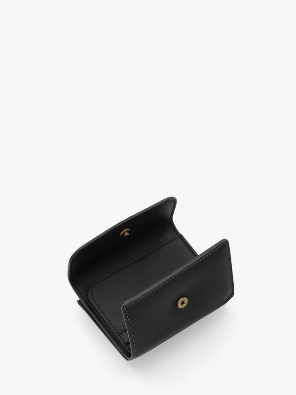 Essential Black Leather Card Holder Wallet