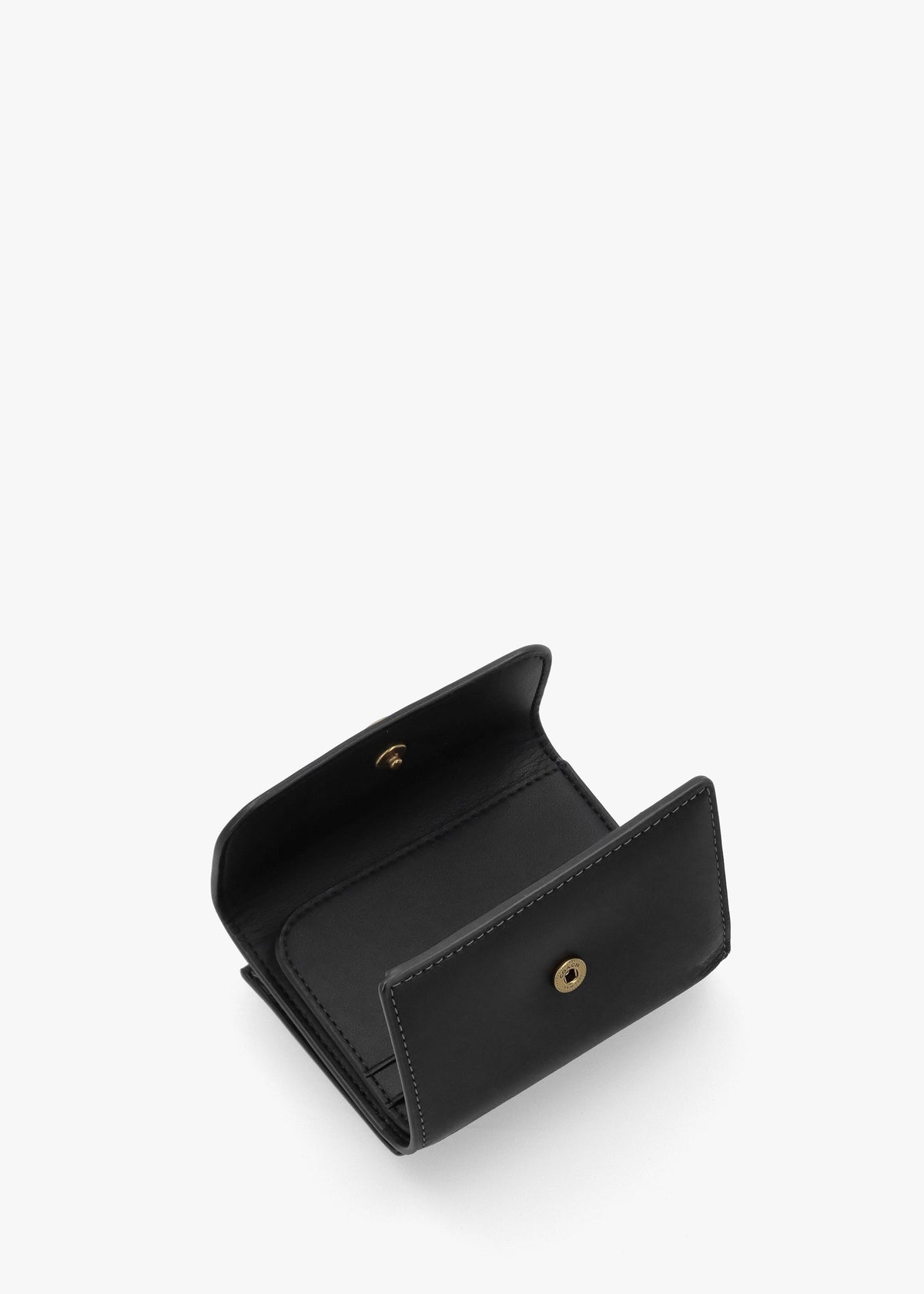 Essential Black Leather Card Holder Wallet