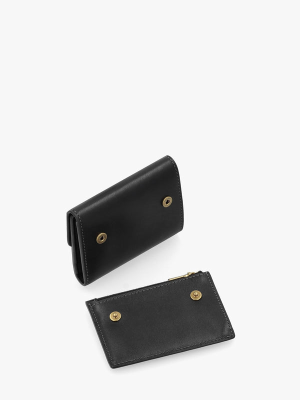 Essential Black Leather Card Holder Wallet