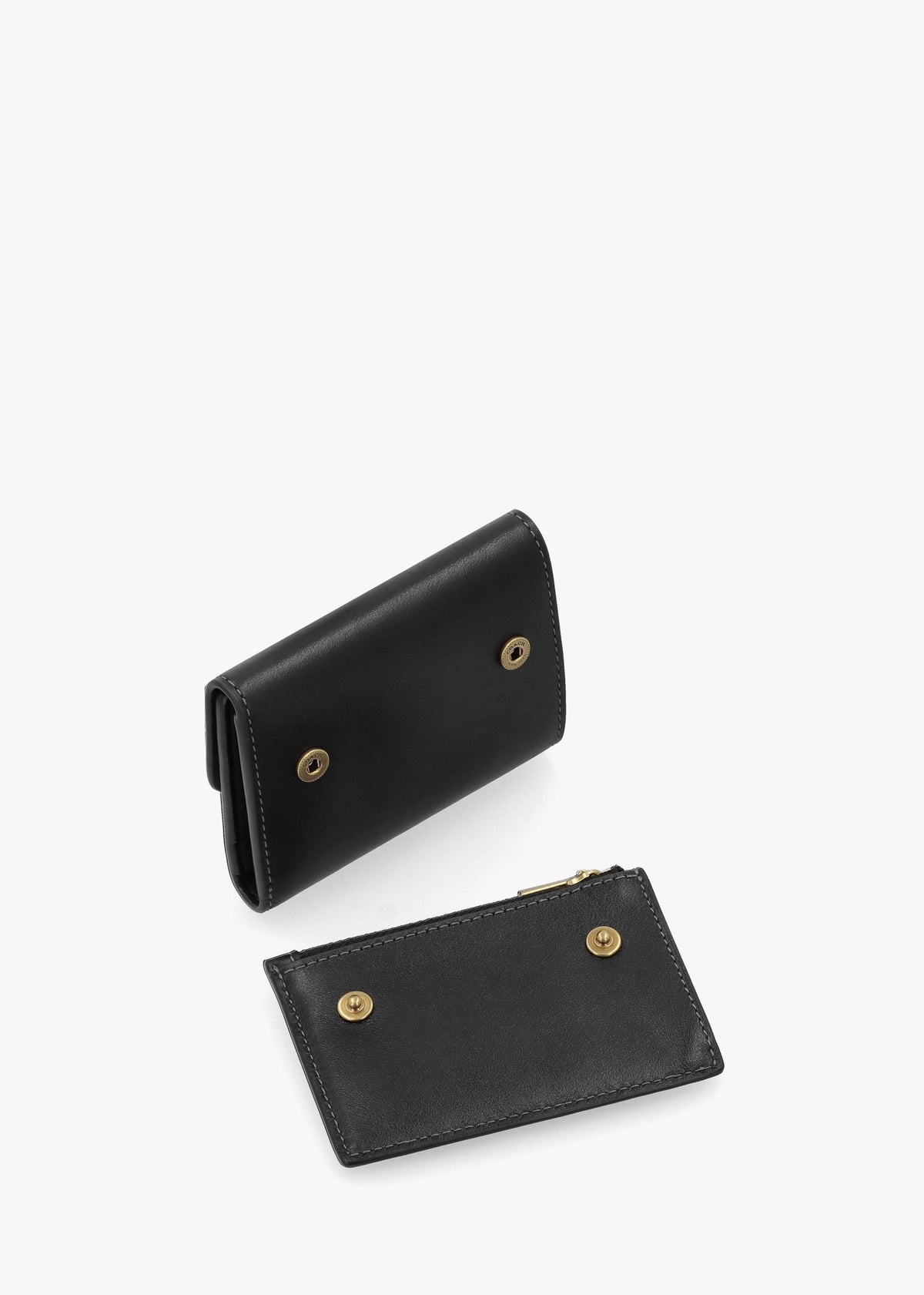 Essential Black Leather Card Holder Wallet