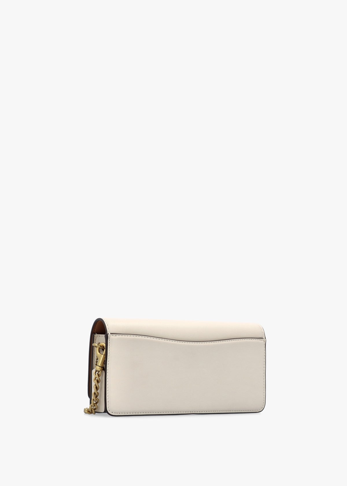 Evie Chalk Leather Wallet On A Chain Bag