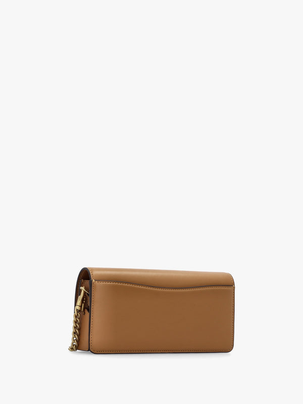 Evie Honey Brown Leather Wallet Bag