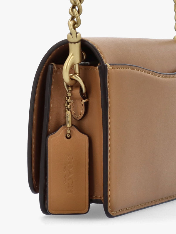 Evie Honey Brown Leather Wallet Bag
