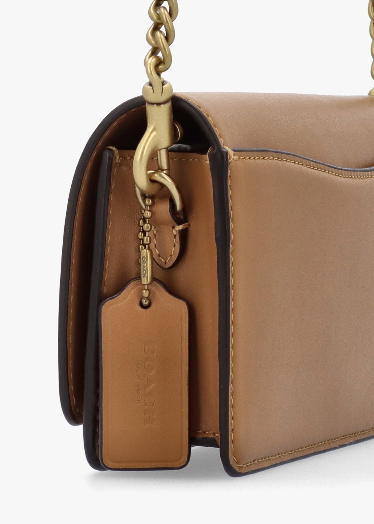 Evie Honey Brown Leather Wallet Bag