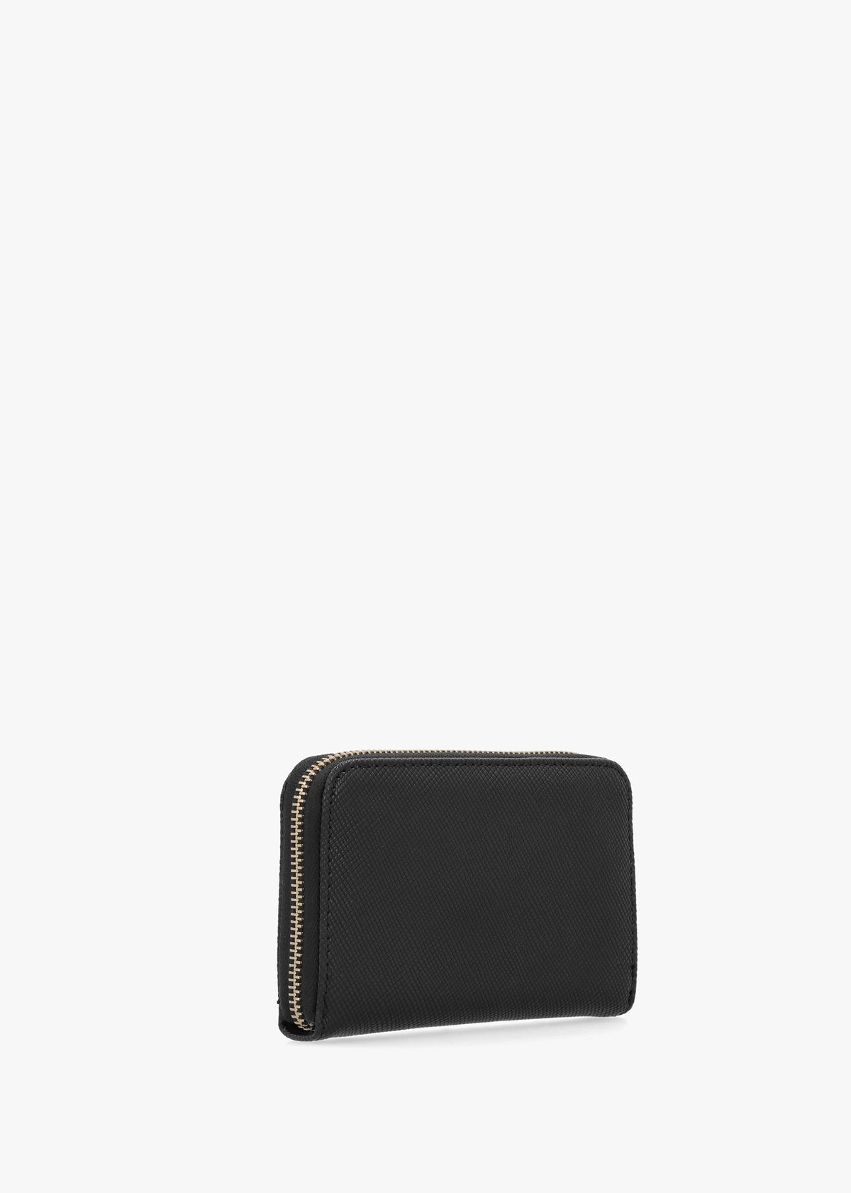 Medium Laural Black Zip Around Wallet
