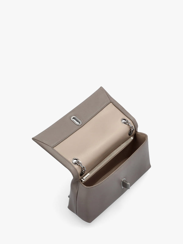 The Dual Chain Cement Leather Wallet
