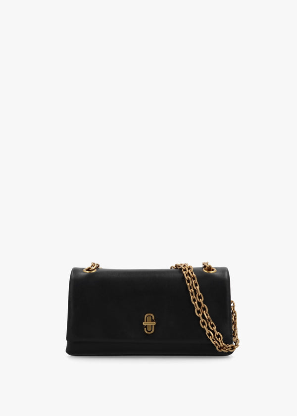The Dual Chain Black Leather Wallet