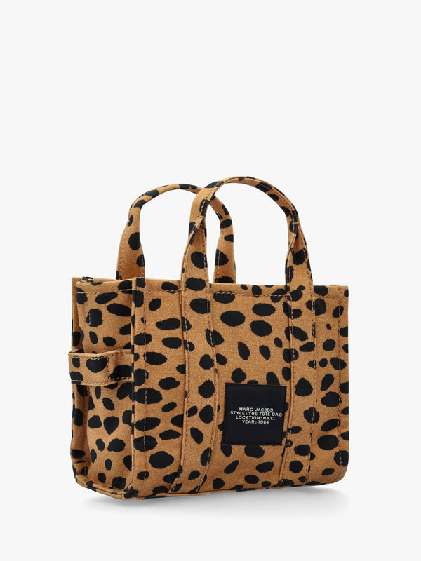 The Cheetah Canvas Small Black Multi Tote Bag