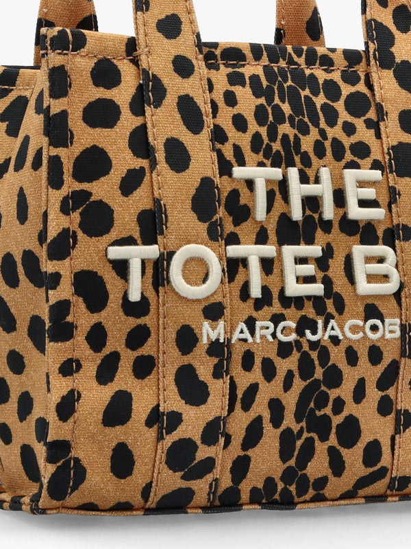 The Cheetah Canvas Small Black Multi Tote Bag
