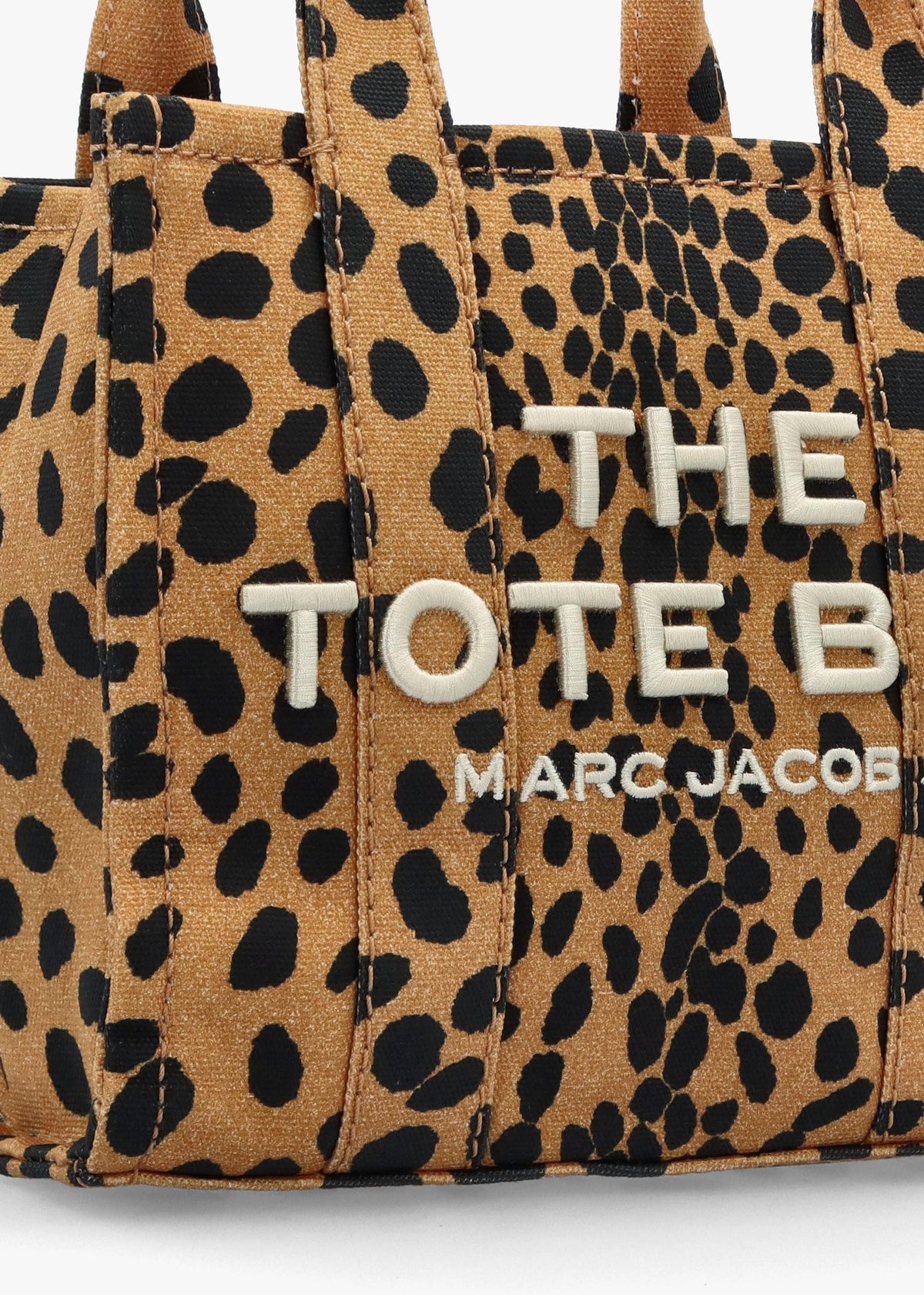 The Cheetah Canvas Small Black Multi Tote Bag