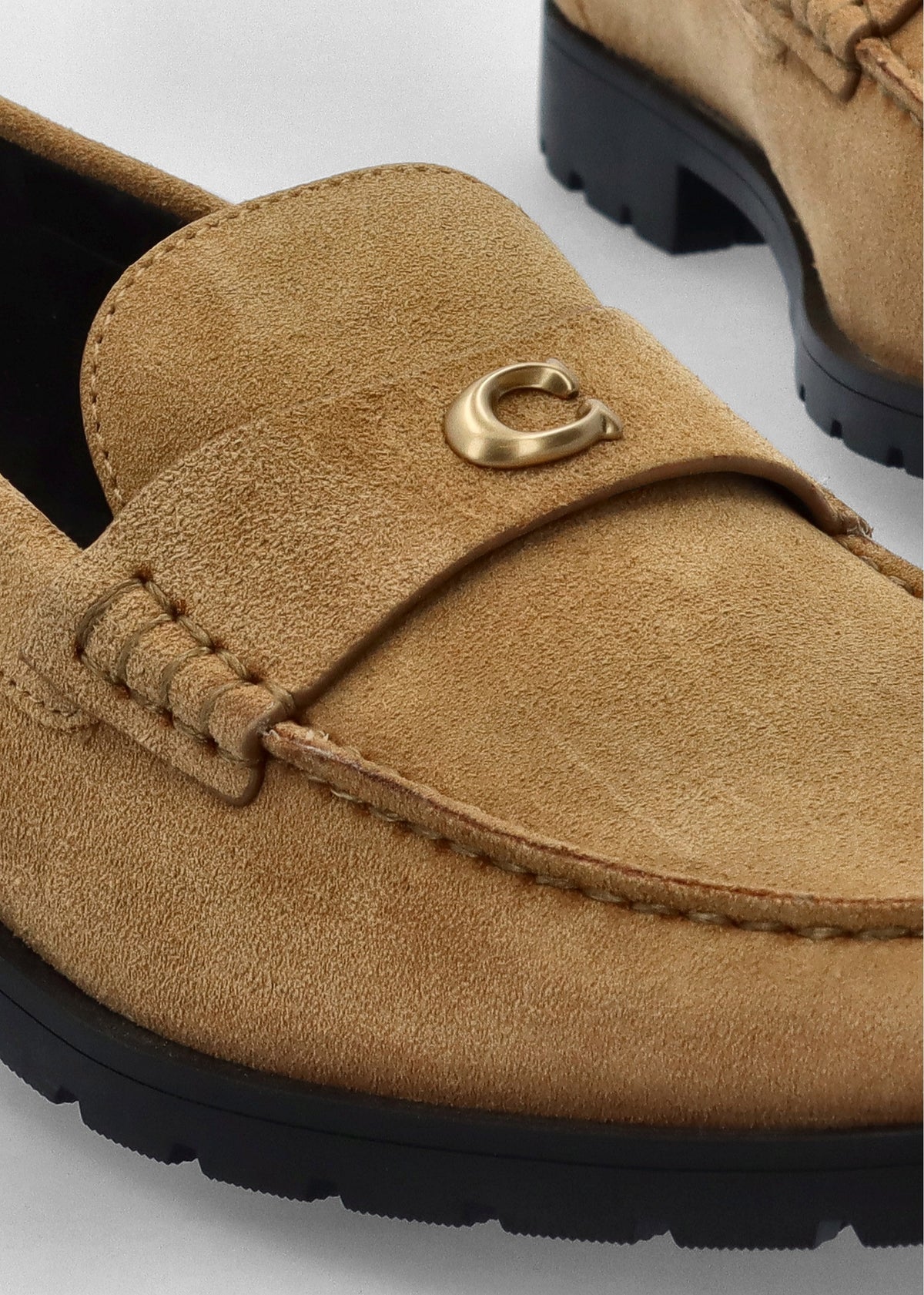 Jocelyn Lion Suede Loafers