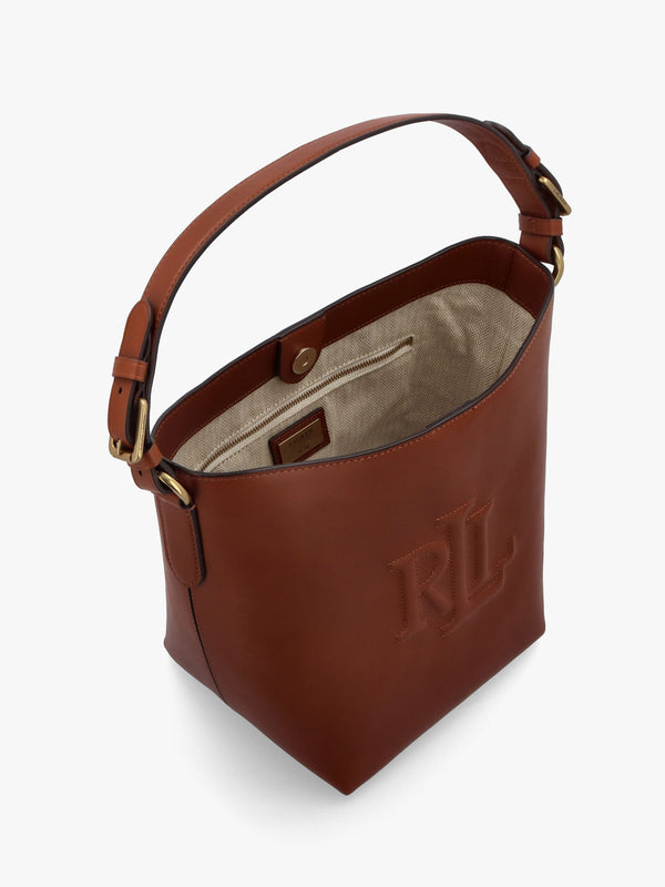 Witley Medium Lauren Tan Leather Bucket Bag